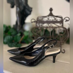 Alfani Black Stepflex Slingback Heels for Women size 7M